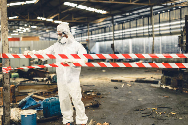 Professional Biohazard technician working in Port Orford, OR
